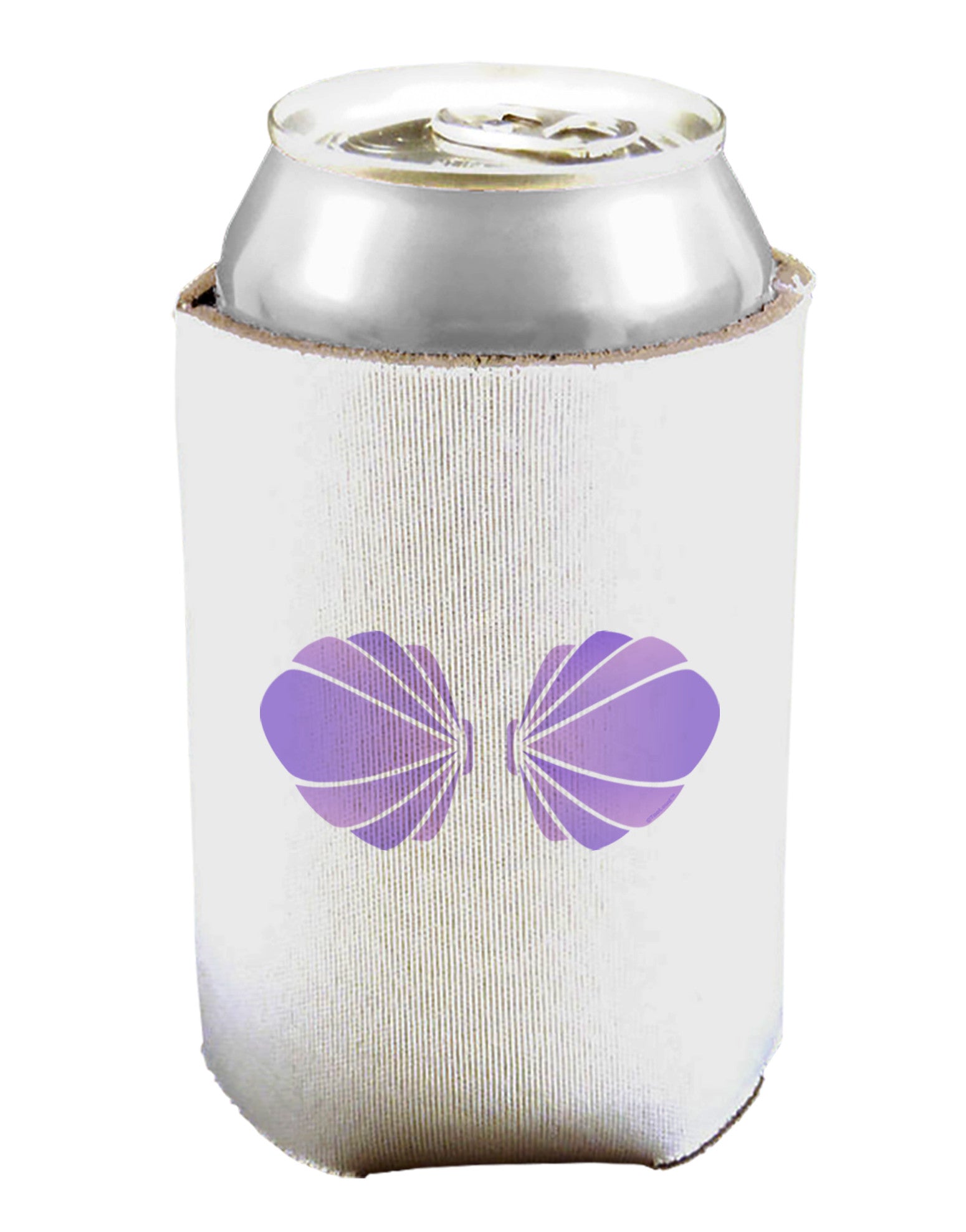Easy Mermaid Costume Purple Shells - Halloween Can / Bottle Insulator Coolers-Can Coolie-TooLoud-1 Piece-Davson Sales