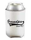 TooLoud Custom Grandpa Since YOUR YEAR Can Bottle Insulator Coolers-Can Coolie-TooLoud-2 Piece-Davson Sales