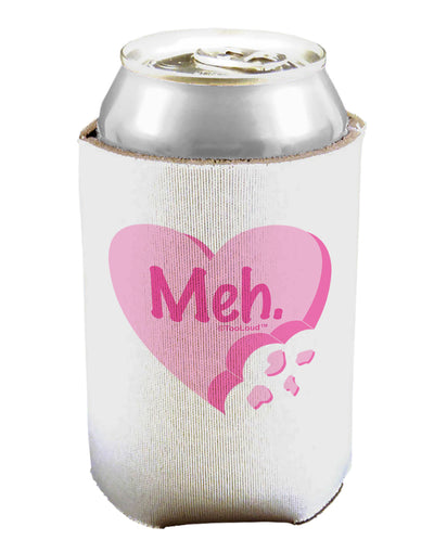 Meh Candy Heart - Valentines Day Can / Bottle Insulator Coolers by TooLoud-Can Coolie-TooLoud-1-Davson Sales