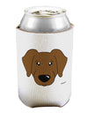 Cute Chocolate Labrador Retriever Dog Can / Bottle Insulator Coolers by TooLoud-Can Coolie-TooLoud-1-Davson Sales