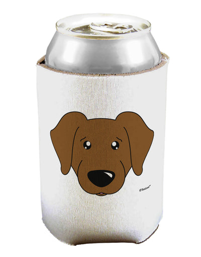 Cute Chocolate Labrador Retriever Dog Can / Bottle Insulator Coolers by TooLoud-Can Coolie-TooLoud-1-Davson Sales