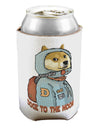 TooLoud Doge to the Moon Can Bottle Insulator Coolers-Can Coolie-TooLoud-2 Piece-Davson Sales