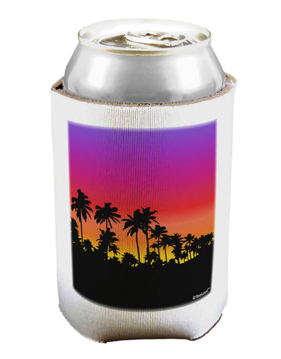 Palm Trees and Sunset Design Can / Bottle Insulator Coolers by TooLoud-Can Coolie-TooLoud-1-Davson Sales