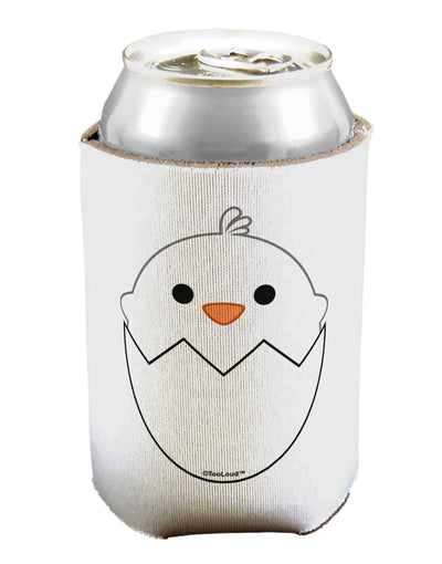 Cute Hatching Chick - White Can / Bottle Insulator Coolers by TooLoud-Can Coolie-TooLoud-1-Davson Sales