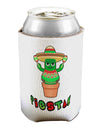 Fiesta Cactus Poncho Text Can / Bottle Insulator Coolers by TooLoud-Can Coolie-TooLoud-1-Davson Sales