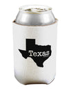 Texas - United States Shape Can / Bottle Insulator Coolers by TooLoud-Can Coolie-TooLoud-1-Davson Sales