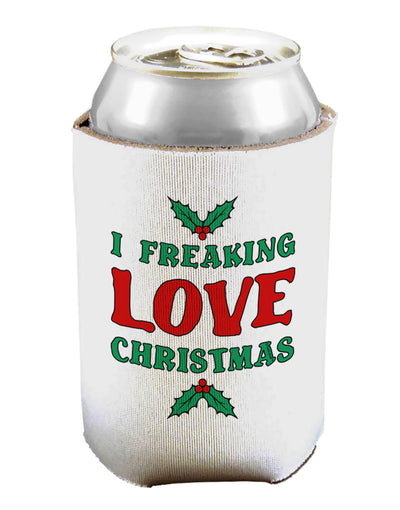 I F-ing Love Christmas Funny Can / Bottle Insulator Coolers-Can Coolie-TooLoud-1 Piece-Davson Sales