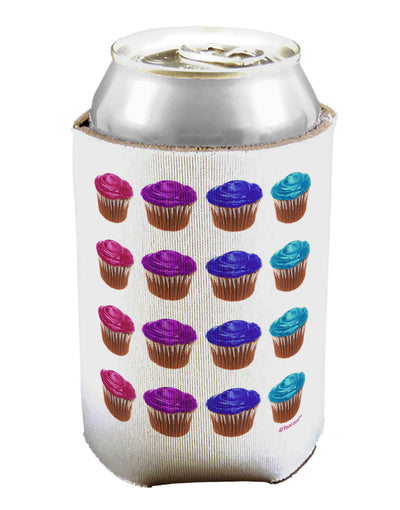 Colorful Cupcake Pattern Can / Bottle Insulator Coolers by TooLoud-Can Coolie-TooLoud-1-Davson Sales