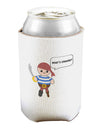 What's Kraken - Petey the Pirate Can and Bottle Insulator Cooler-Bottle Insulator-TooLoud-White-Davson Sales