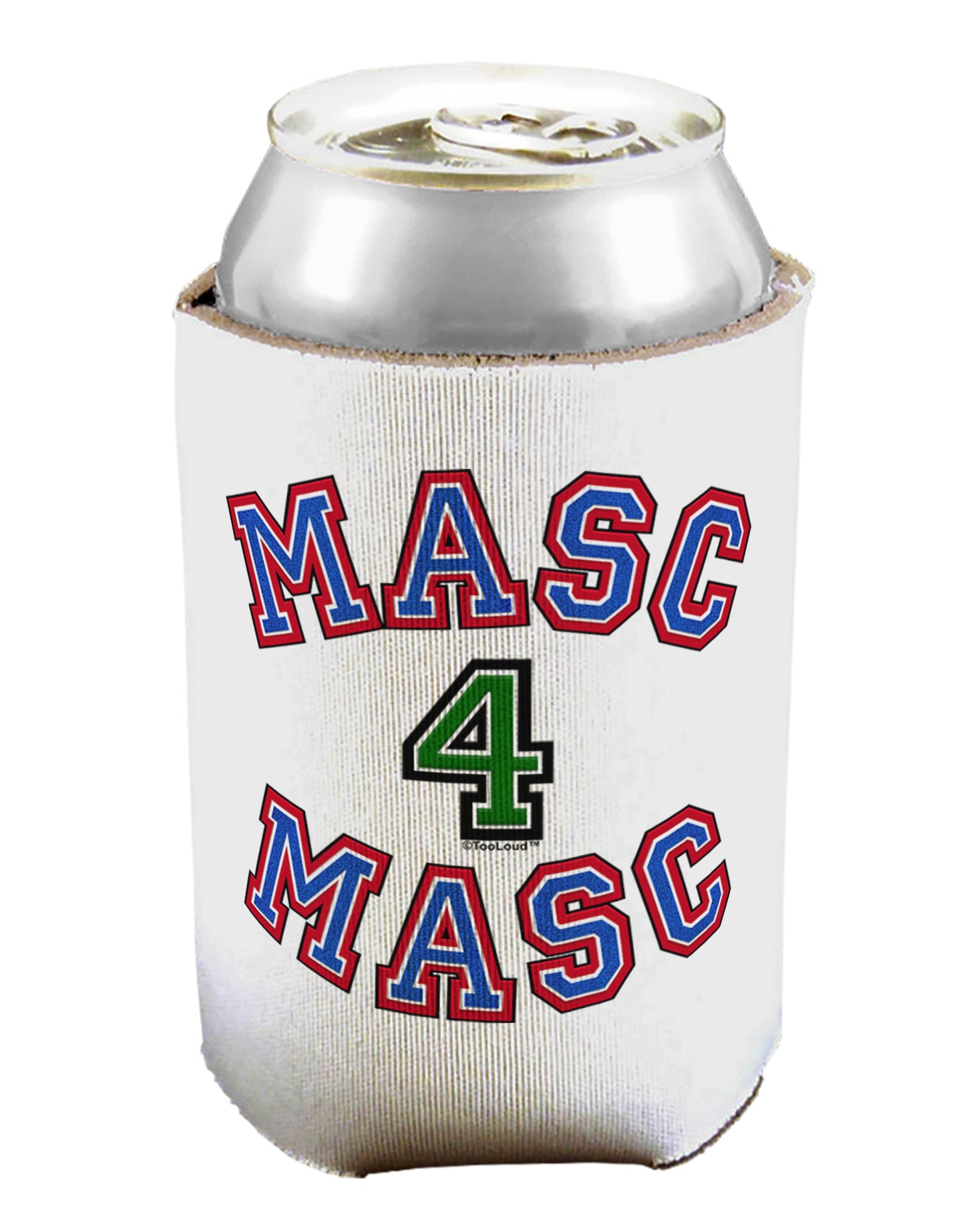 Masc 4 Masc College Stud Can / Bottle Insulator Coolers by TooLoud-Can Coolie-TooLoud-1-Davson Sales