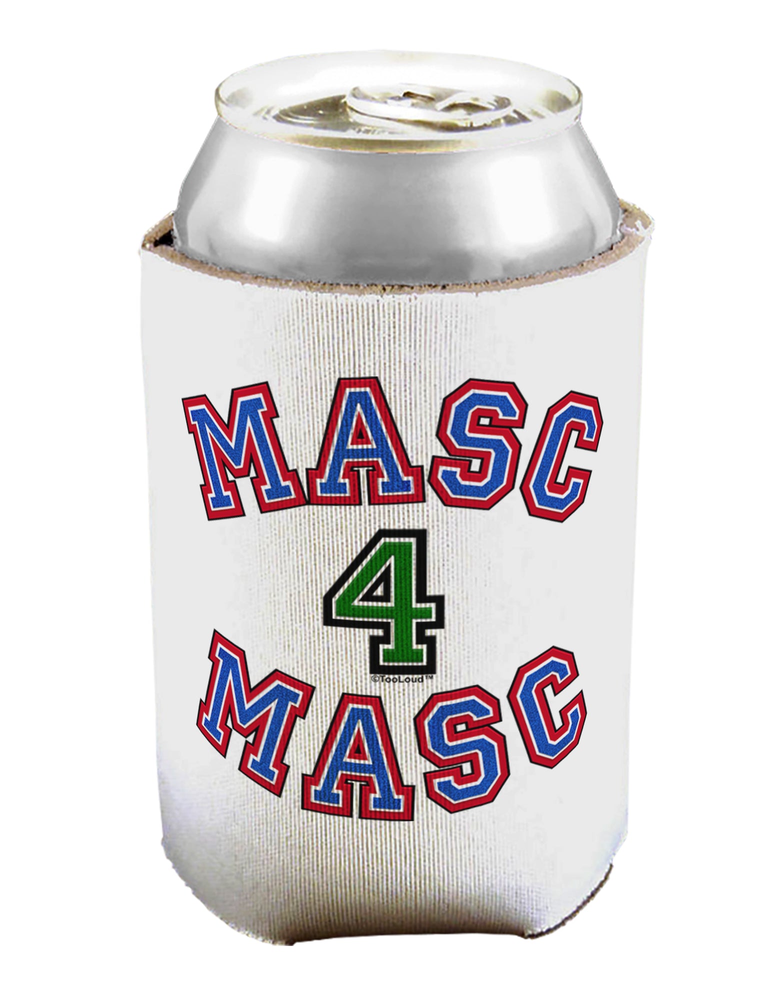 Masc 4 Masc College Stud Can / Bottle Insulator Coolers by TooLoud-Can Coolie-TooLoud-1-Davson Sales