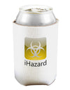 iHazard Logo - Zombie Apocalypse Can and Bottle Insulator Cooler-Bottle Insulator-TooLoud-White-Davson Sales