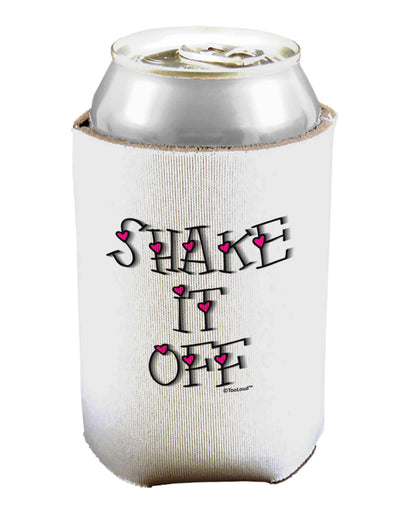 Shake It Off Text Cute with Hearts Can / Bottle Insulator Coolers by TooLoud-Can Coolie-TooLoud-1-Davson Sales