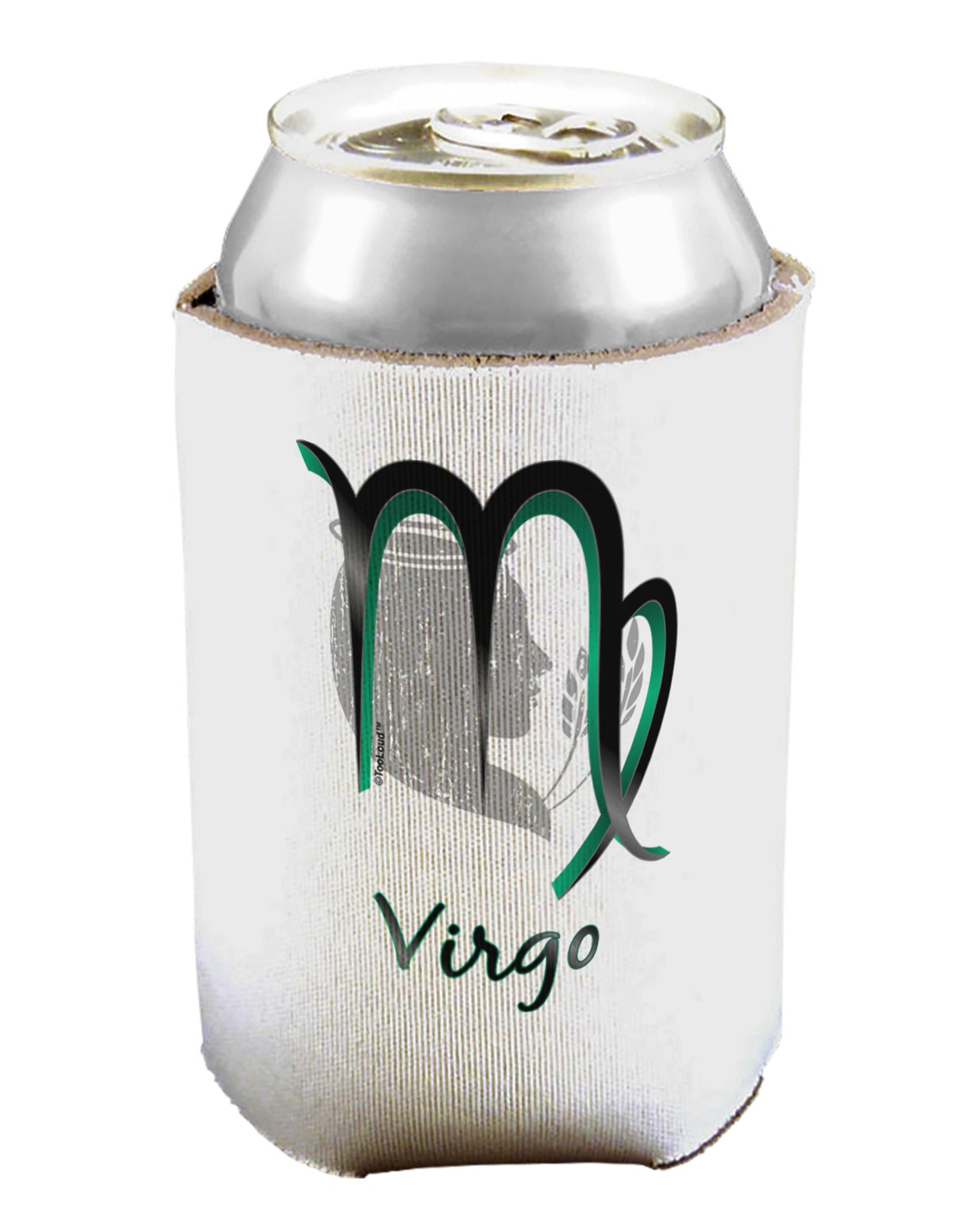 TooLoud Virgo Symbol Can / Bottle Insulator Coolers-Can Coolie-TooLoud-1-Davson Sales