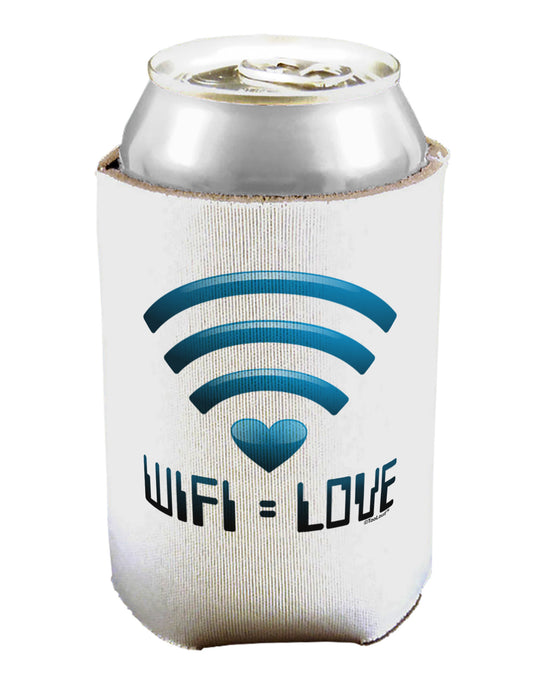 TooLoud Wifi Equals Love Can / Bottle Insulator Coolers-Can Coolie-TooLoud-1-Davson Sales