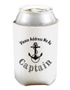 Please Address Me As Captain Can and Bottle Insulator Cooler-Bottle Insulator-TooLoud-White-Davson Sales