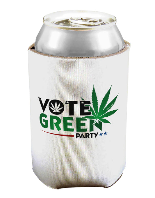 Vote Green Party - Marijuana Can / Bottle Insulator Coolers-Can Coolie-TooLoud-1-Davson Sales
