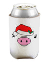 Kyu-T Face Oinkette Santa Hat Girl Pig Can / Bottle Insulator Coolers-Can Coolie-TooLoud-1 Piece-Davson Sales