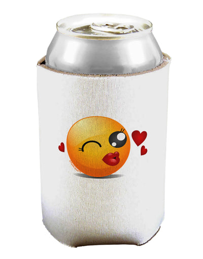 Kissy Face Emoji Girl Can / Bottle Insulator Coolers-Can Coolie-TooLoud-1-Davson Sales