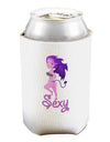 Sexy Succubus - Sexy Text Can and Bottle Insulator Cooler-Bottle Insulator-TooLoud-White-Davson Sales