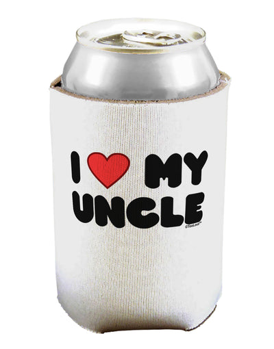 I Heart My Uncle Can / Bottle Insulator Coolers by TooLoud-Can Coolie-TooLoud-1-Davson Sales