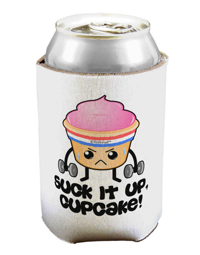 Suck It Up Cupcake Design Can / Bottle Insulator Coolers by TooLoud-Can Coolie-TooLoud-1-Davson Sales