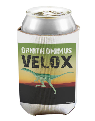 Ornithomimus Velox - With Name Can / Bottle Insulator Coolers by TooLoud-Can Coolie-TooLoud-1-Davson Sales