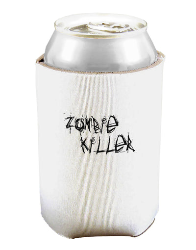 Zombie Killer - Apocalypse - Halloween Can and Bottle Insulator Cooler-Bottle Insulator-TooLoud-White-Davson Sales