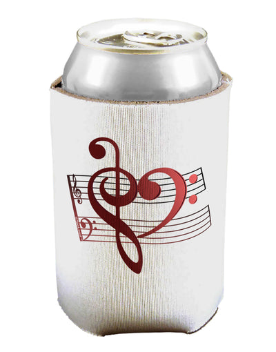 Heart Sheet Music Can / Bottle Insulator Coolers-Can Coolie-TooLoud-1-Davson Sales