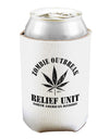Zombie Outbreak Relief Unit - Marijuana Can and Bottle Insulator Cooler-Bottle Insulator-TooLoud-White-Davson Sales