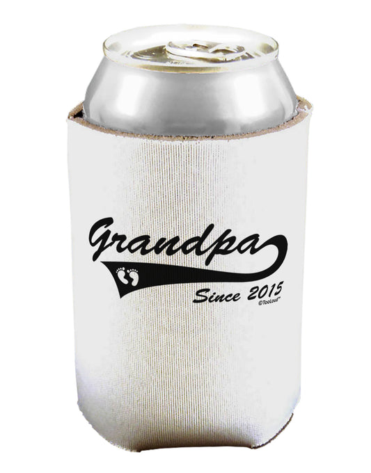 Grandpa Since 2015 Can / Bottle Insulator Coolers by TooLoud-Can Coolie-TooLoud-1-Davson Sales