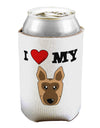 I Heart My - Cute German Shepherd Dog Can / Bottle Insulator Coolers by TooLoud-Can Coolie-TooLoud-1-Davson Sales