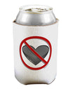 No Love Symbol Can / Bottle Insulator Coolers-Can Coolie-TooLoud-1-Davson Sales