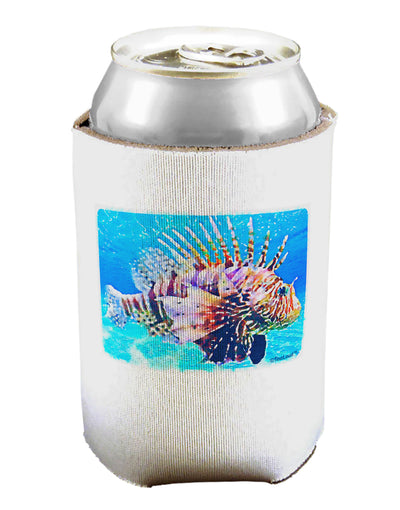 Lionfish in Watercolor Can / Bottle Insulator Coolers by TooLoud-Can Coolie-TooLoud-1-Davson Sales