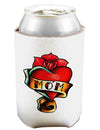 Tattoo Heart Mom Can and Bottle Insulator Koozie-Koozie-TooLoud-White-Davson Sales