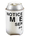 Notice Me Senpai Triangle Text Can / Bottle Insulator Coolers-Can Coolie-TooLoud-1 Piece-Davson Sales