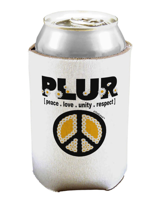 PLUR Daisies Can / Bottle Insulator Coolers-Can Coolie-TooLoud-1-Davson Sales