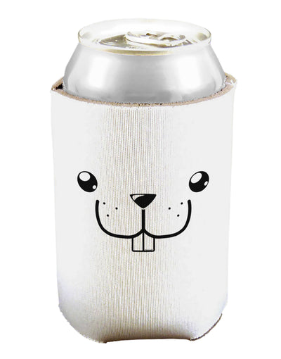 Kyu-T Face - Buckley the Beaver Can and Bottle Insulator Cooler-Bottle Insulator-TooLoud-White-Davson Sales