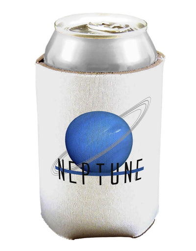 Planet Neptune Text Can / Bottle Insulator Coolers by TooLoud-Can Coolie-TooLoud-1-Davson Sales