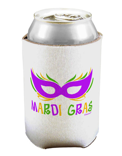 Mardi Gras - Purple Gold Green Mask Can / Bottle Insulator Coolers by TooLoud-Can Coolie-TooLoud-1-Davson Sales