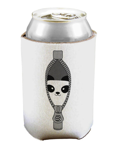 Funny Panda Peeking Out of Zipper Can / Bottle Insulator Coolers by TooLoud-Can Coolie-TooLoud-1-Davson Sales