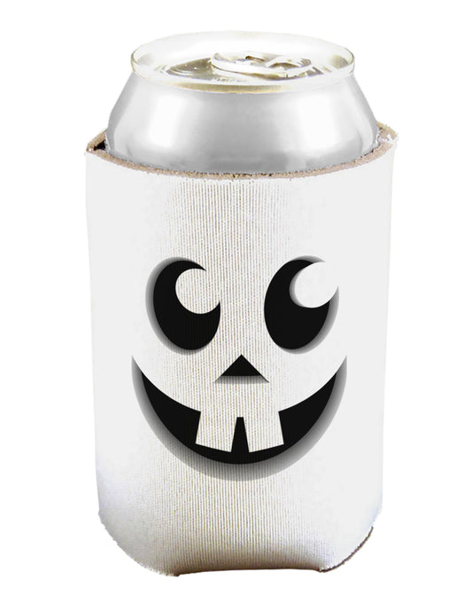 Cute Jack O Lantern Pumpkin Face Can and Bottle Insulator Cooler-Bottle Insulator-TooLoud-White-Davson Sales