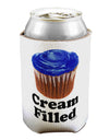 Cream Filled Blue Cupcake Design Can / Bottle Insulator Coolers by TooLoud-Can Coolie-TooLoud-1-Davson Sales