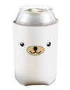 Kyu-T Face - Beartholomew the Teddy Bear Can and Bottle Insulator Cooler-Bottle Insulator-TooLoud-White-Davson Sales