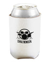 Drummer Can and Bottle Insulator Cooler-Bottle Insulator-TooLoud-White-Davson Sales