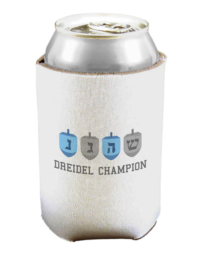Dreidel Champion Hanukkah Can / Bottle Insulator Coolers-Can Coolie-TooLoud-1 Piece-Davson Sales