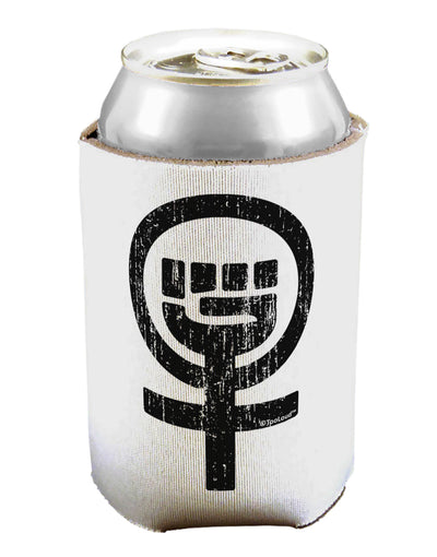 Distressed Feminism Symbol Can / Bottle Insulator Coolers-Can Coolie-TooLoud-1-Davson Sales