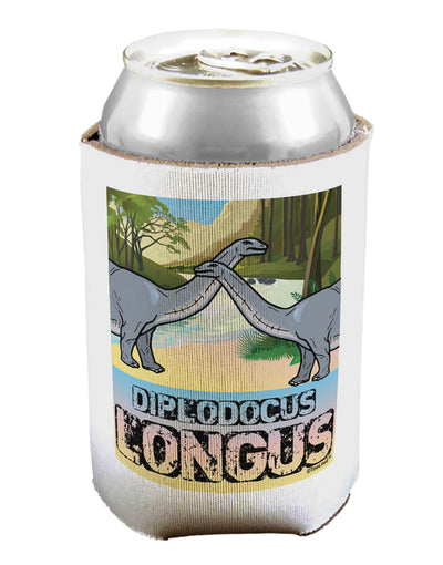 Diplodocus Longus - With Name Can / Bottle Insulator Coolers by TooLoud-Can Coolie-TooLoud-1-Davson Sales