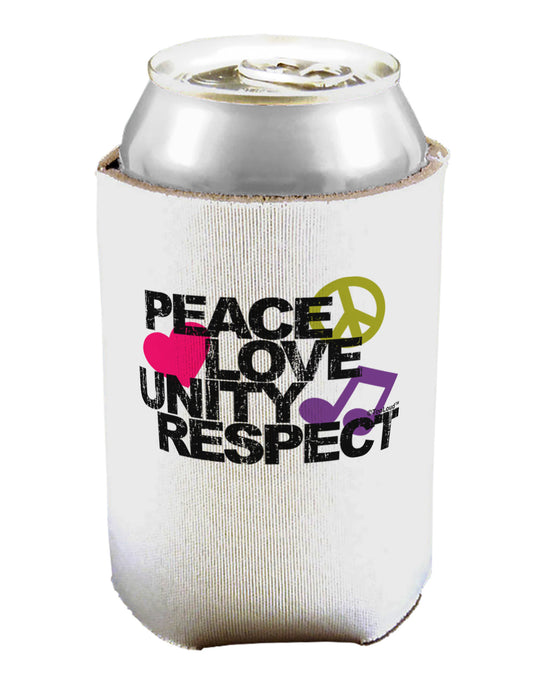 PLUR Distressed Text Can / Bottle Insulator Coolers-Can Coolie-TooLoud-1-Davson Sales