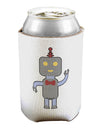 Cute Robot Male Can / Bottle Insulator Coolers by TooLoud-Can Coolie-TooLoud-1-Davson Sales